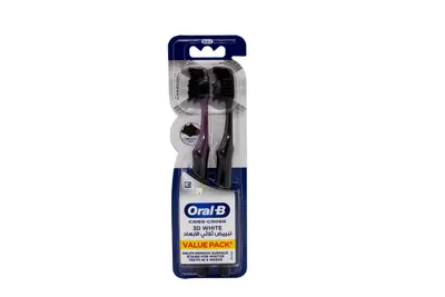 Oral-B Charcoal 3D White Soft T.Brush (1+1) Off