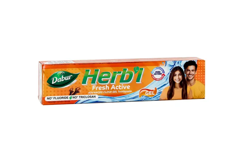 Dabur Herbal Fresh Active Clove T.Paste Gel 140 Ml