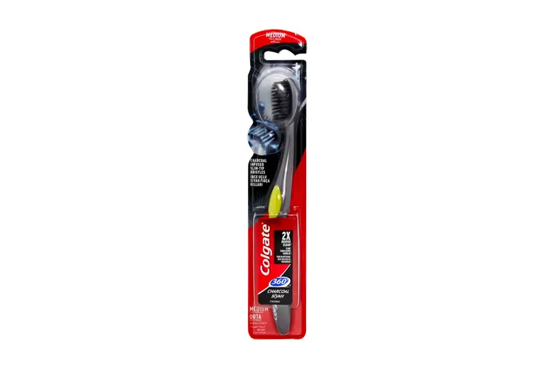 Colgate Charcoal Meduim T.Brush