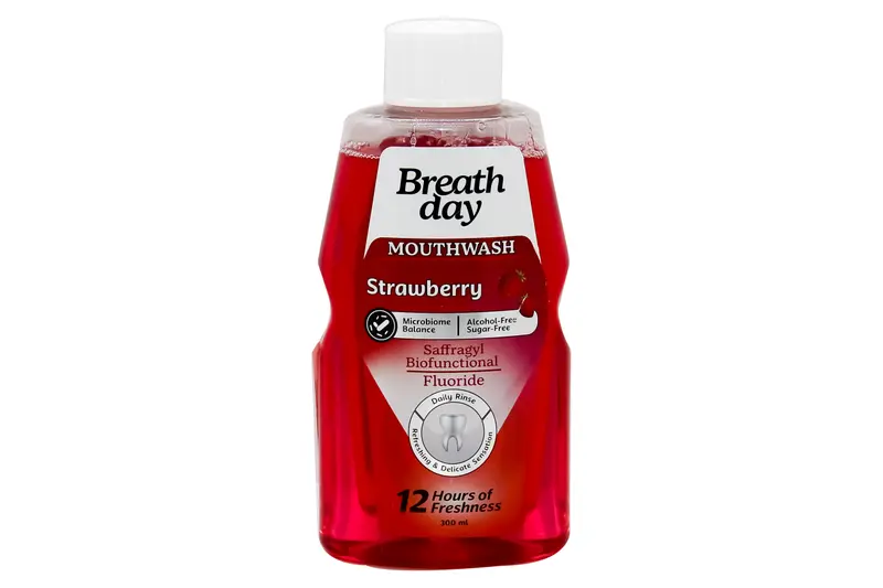 Breath Day Strawberry Mouth Wash 300 Ml