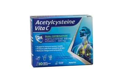 Acetylcysteine Vita C 10 Sachets
