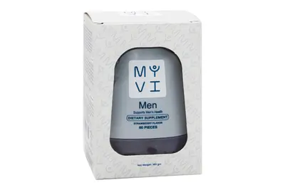 Myvi Men Strawberry Flavor 60 Pieces