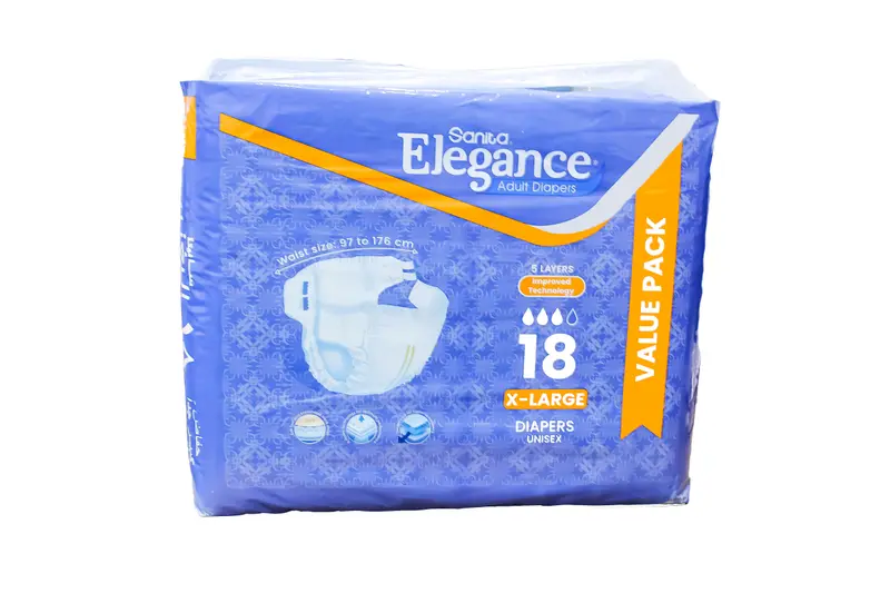 Sanita Elegance X- Large 18 Diapers