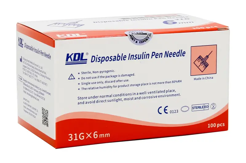 KDL 6 Mm 100 Insulin Pen Needles
