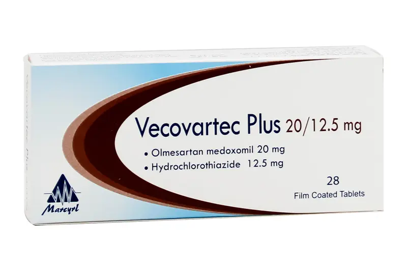 Vecovartec Plus 20 Mg /12.5 Mg 28 Tab