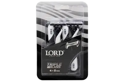 Lord white Triple Blades 6+2 Razors