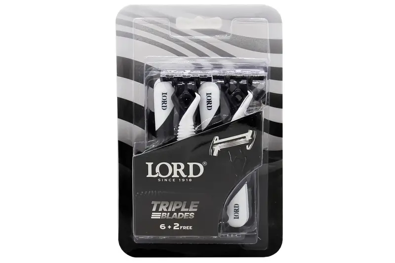 Lord white Triple Blades 6+2 Razors