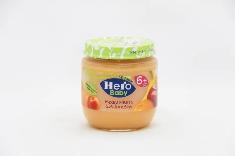 Hero Baby Fruit With Carrots&Oats Jar 125 Gm