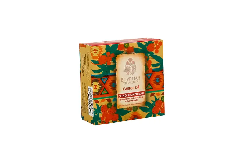 Egyptian Treasures Castor Oil Con Bar 100 Gm