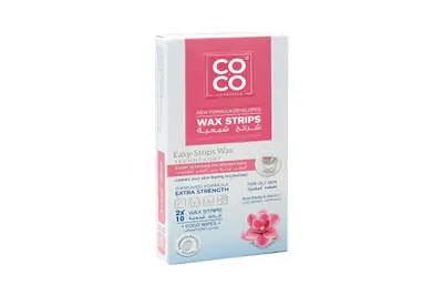 Coco For Oily Skin Rose 10*2 Easy Wax Strips