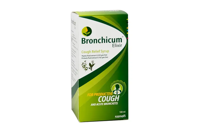 Bronchicum Elixir-S Syrup 100 Ml