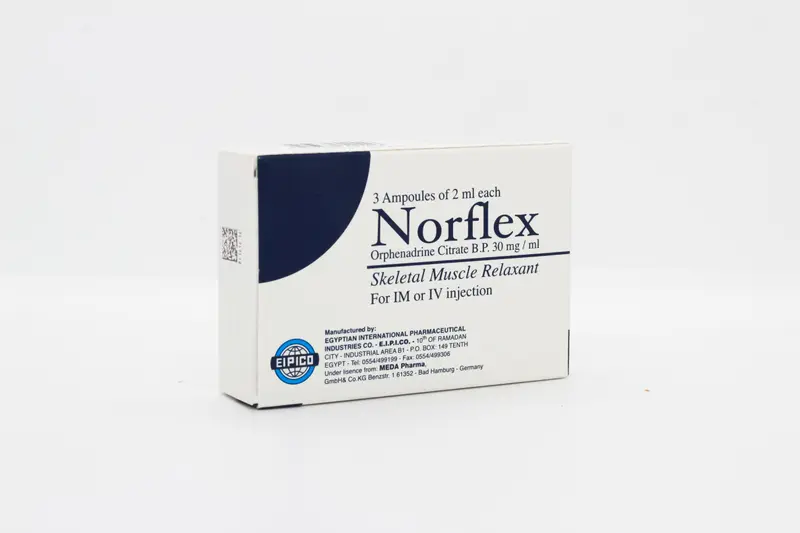 Norflex 30 Mg 2 Ml 3 Amp