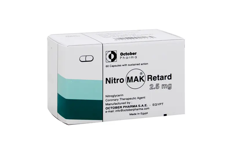 Nitromack Retard 2.5 Mg 60 Cap
