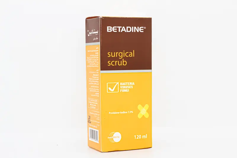 Betadine 7.5 Surgical Scrub Solution 120 Ml