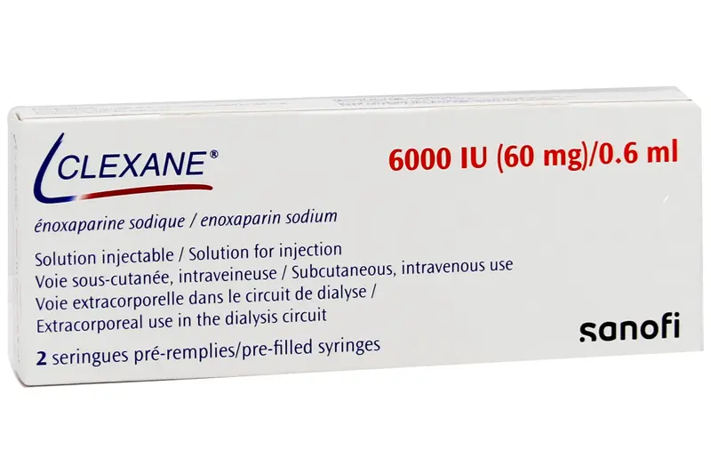محقنة كليكسان 6000 أنتي- Xa / Iu 0.6 مل 2 محقنة
