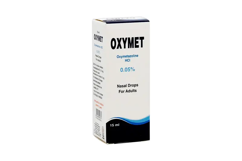 Oxymet 0.05% Adult Nasal Drops 15 Ml