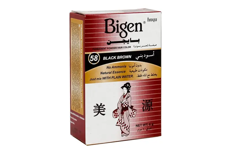 Bigen Hair Color 58 Black Brown