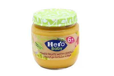 Hero Baby Mixed Fruit With Carrots Oats Jar 125 Gm
