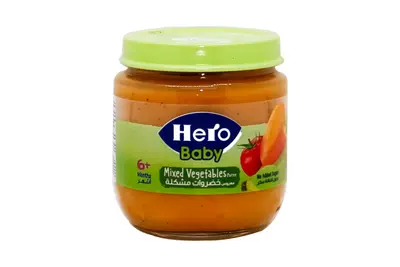 Hero Baby Mixed Vegatable Jar 125 Gm