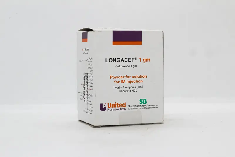 Longacef 1 Gm I.M 1 Vial