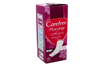Carefree Plus Large 20 Pads 36611