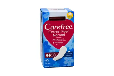 Carefree Cotton Fresh 20 Pads Wrapped Single