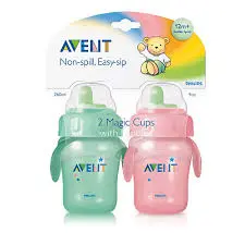 Avent Magic Teat Refill 12M+ Non Spill <14782>