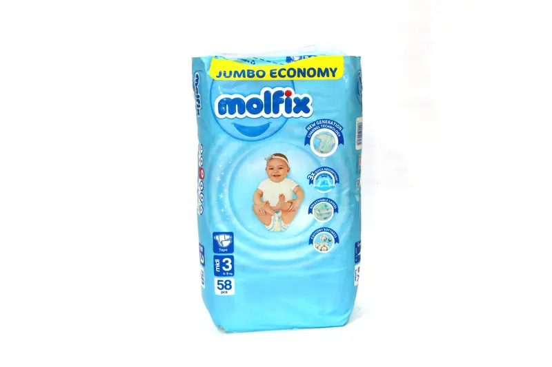 Molfix (3) Midi 58 Diapers