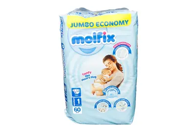 Molfix (1) New Born 60 Diapers