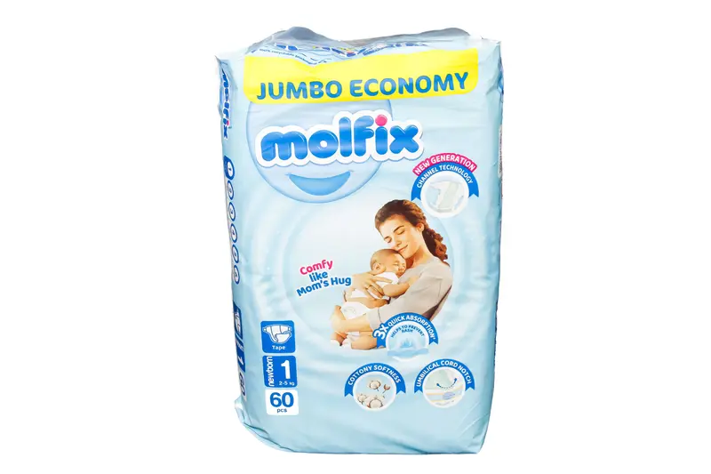Molfix (1) New Born 60 Diapers
